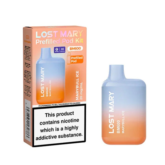 LOST MARY BM600 & ELF BAR EB600 PRE-FILLED POD KIT BUY 1 GET 1 HALF PRICE