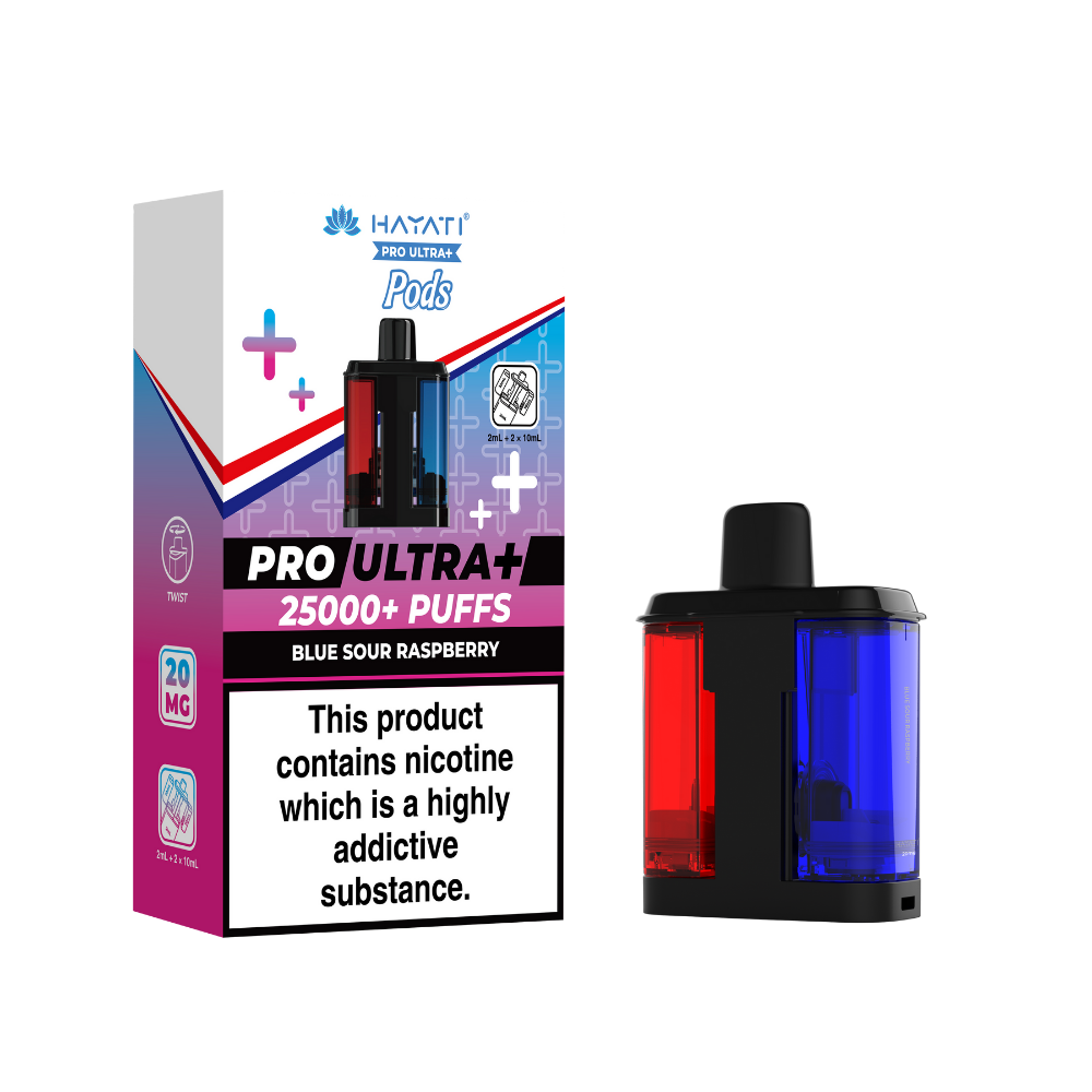 Hayati Pro Ultra Plus 25K Prefilled Pods - Blue Sour Raspberry