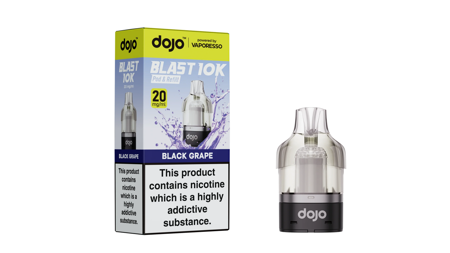 Black Grape - Vaporesso Dojo Blast 10K Prefilled Pod + Refill Container
