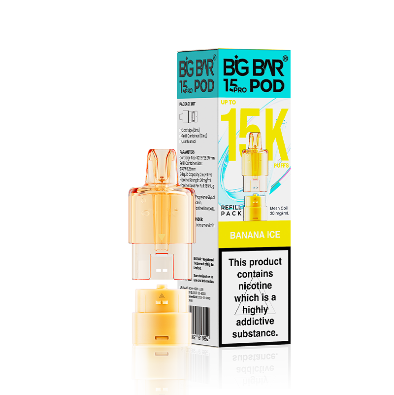 Banana Ice Big Bar 15000 Pro Prefilled Replacement Pods