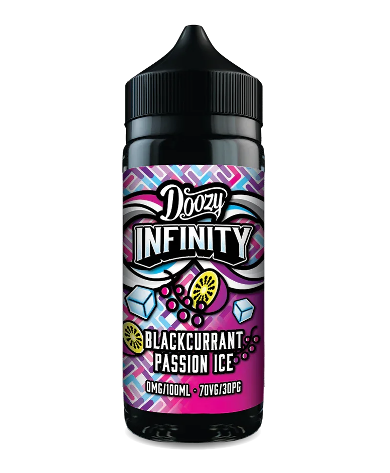 Doozy Infinity Blackcurrant Passion Ice E-Liquid Shortfill 70/30