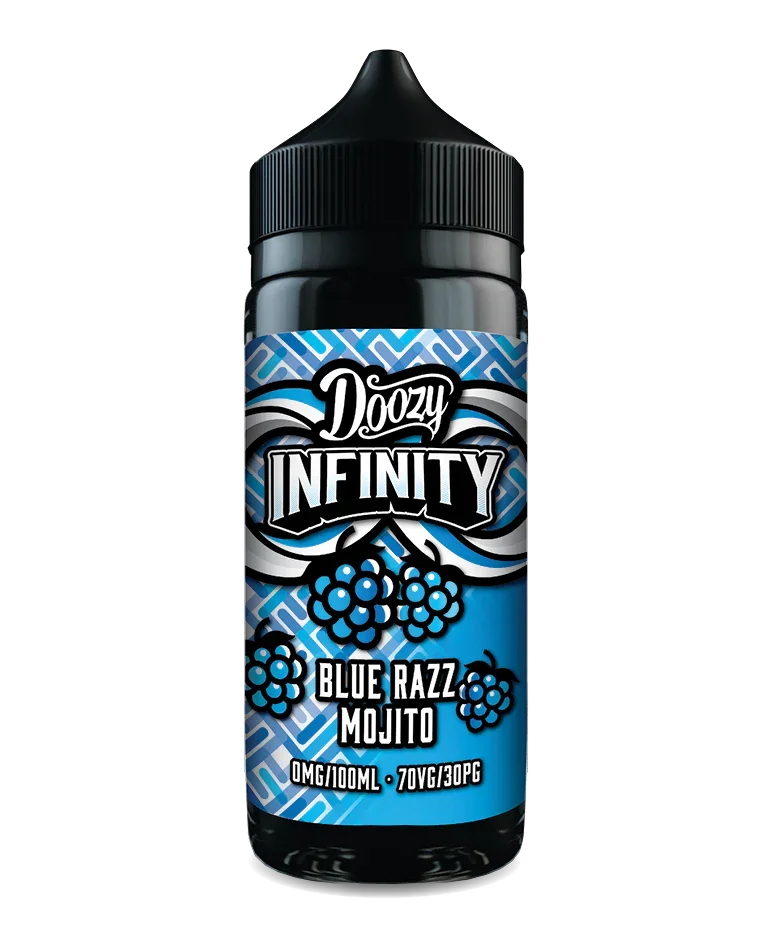 Doozy Infinity Blue Razz Mojito E-Liquid Shortfill 70/30