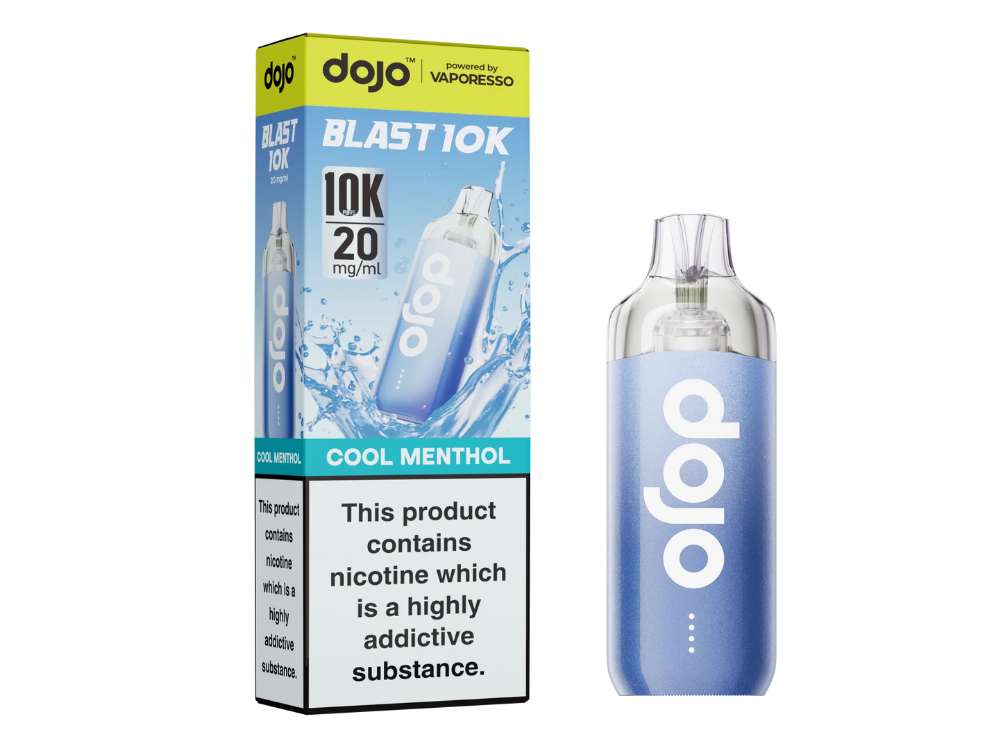 Cool Menthol - Vaporesso Dojo Blast 10K Prefilled Pod Kit