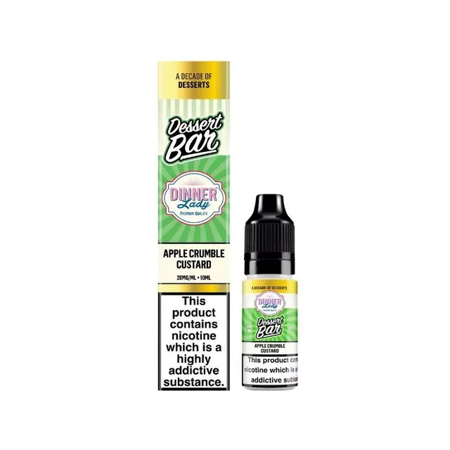 Dinner Lady Apple Crumble Custard Bar Salt 10ml