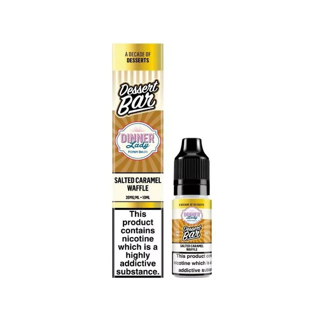 Dinner Lady Salted Caramel Waffle Bar Salt 10ml