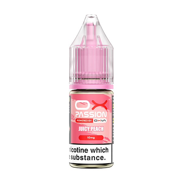 JUICY PEACH 10ML NIC SALT BY OXVA OX PASSION 10MG(1%) | 20MG(2%)