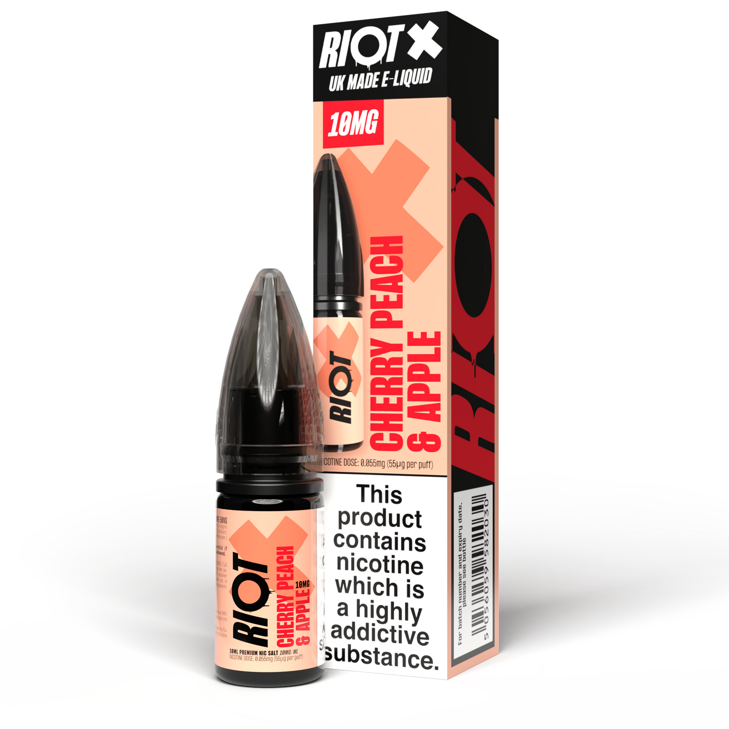 RIOT X 6 *NEW* FLAVOURS - 10ML NIC SALT E-LIQUID - 5MG | 10MG | 20MG BY RIOT SQUAD