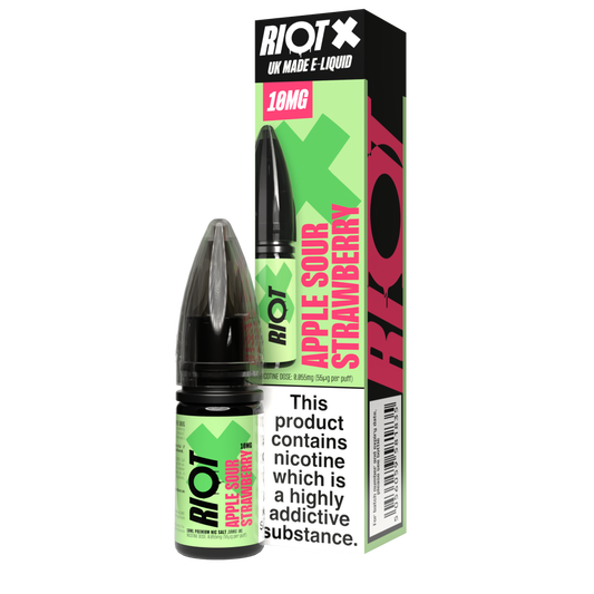 RIOT X 6 *NEW* FLAVOURS - 10ML NIC SALT E-LIQUID - 5MG | 10MG | 20MG BY RIOT SQUAD