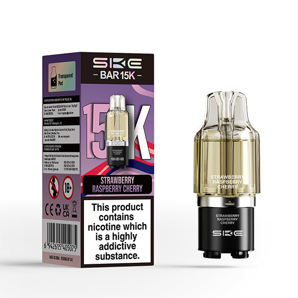 Strawberry Raspberry Cherry SKE Bar 15K Pre-Filled Pod