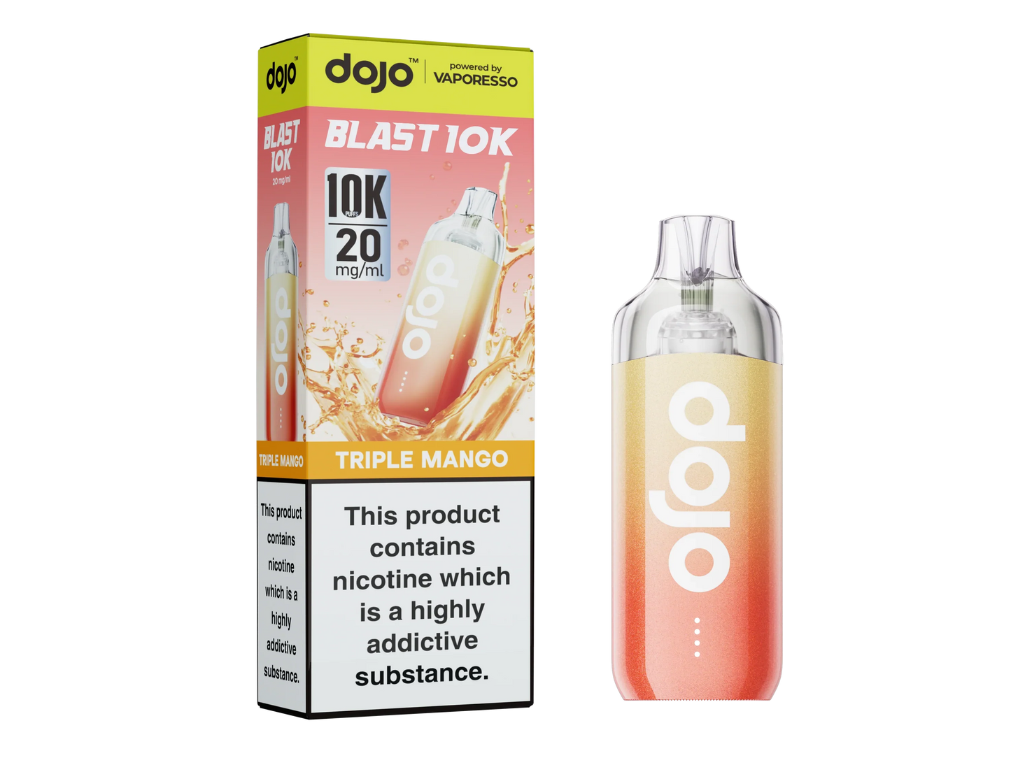 Triple Mango - Vaporesso Dojo Blast 10K Prefilled Pod Kit