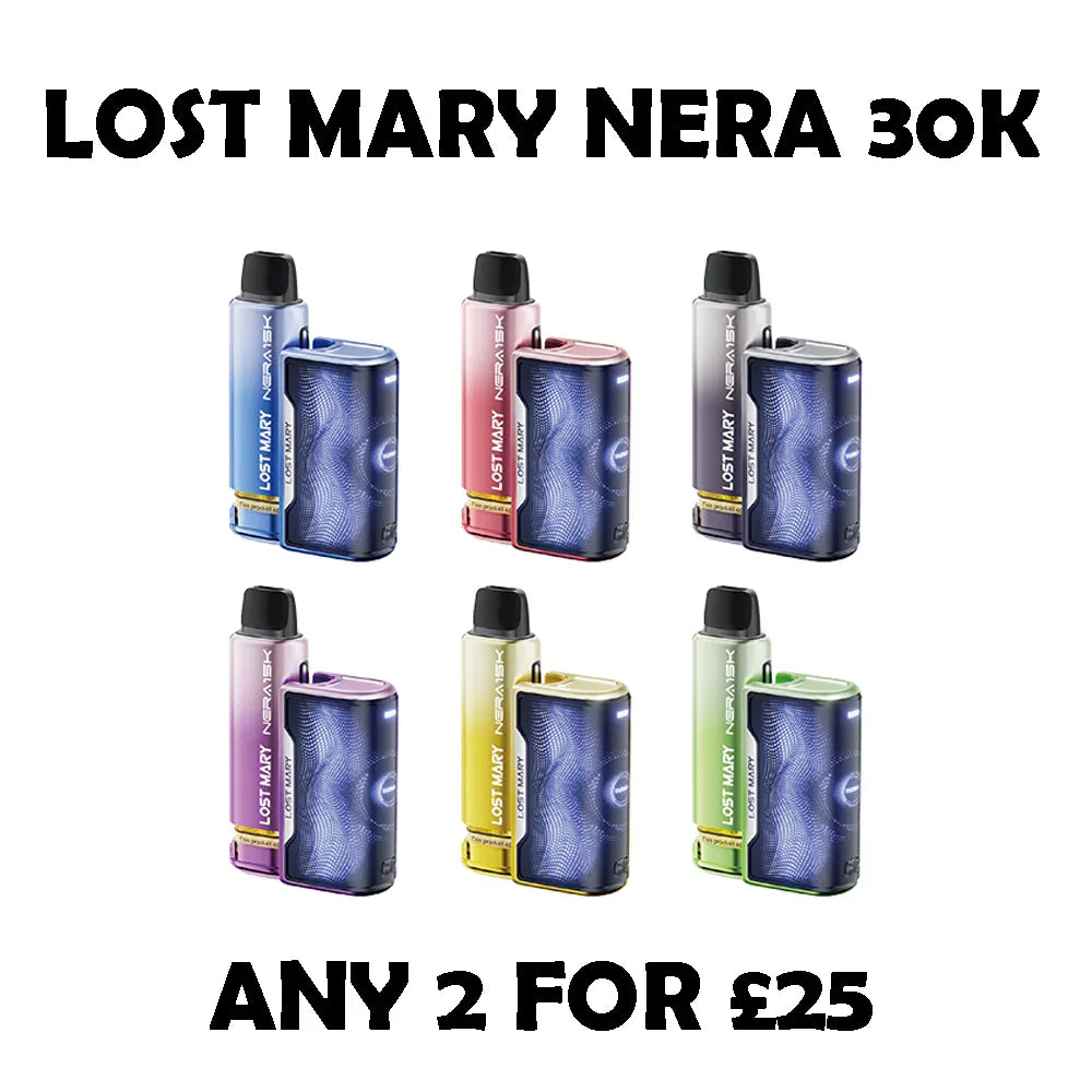 LOST MARY NERA FULLVIEW 30K PRE-FILLED POD KIT BUNDLE  Vapeslough