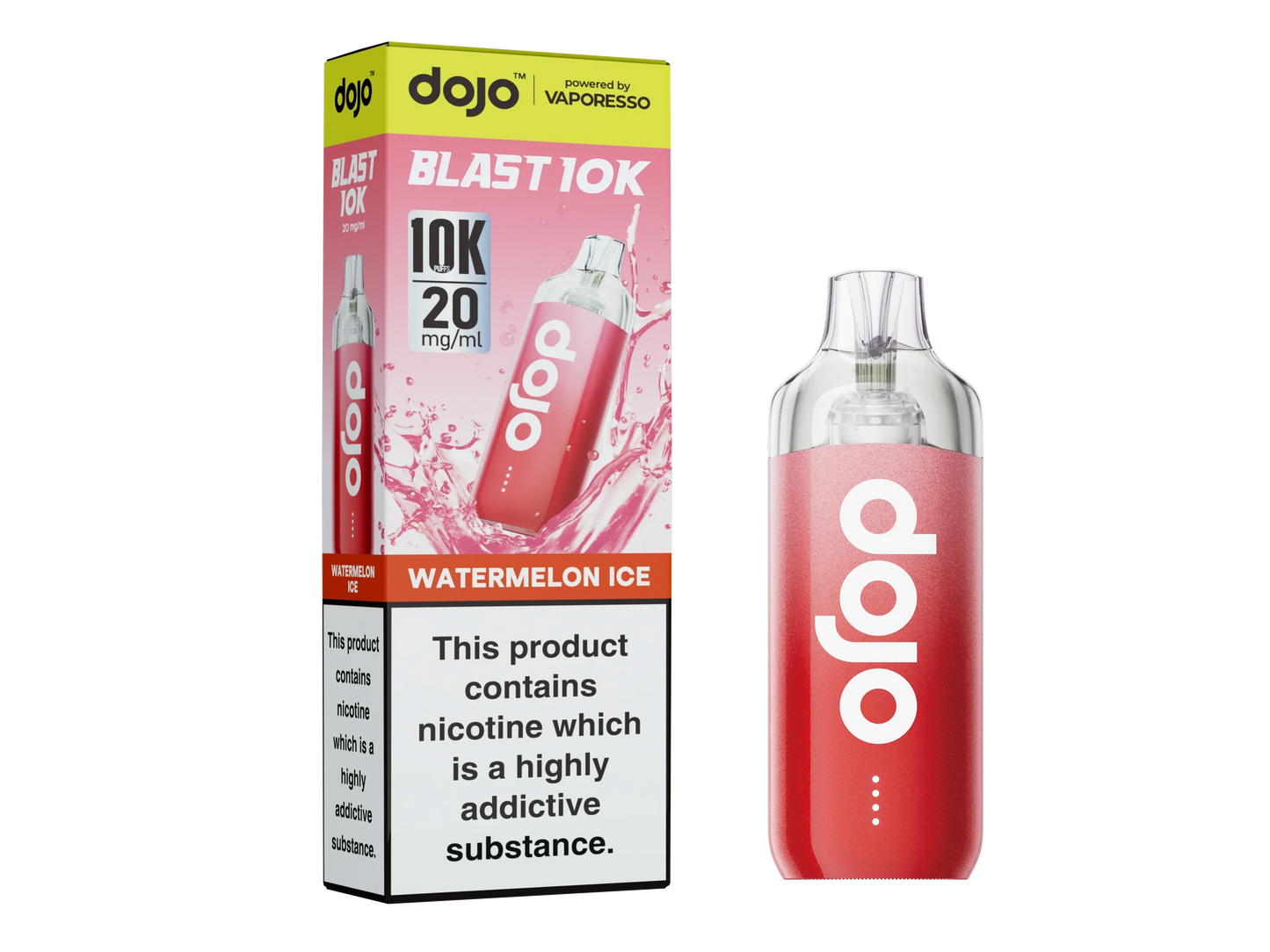 Watermelon Ice - Vaporesso Dojo Blast 10K Prefilled Pod Kit