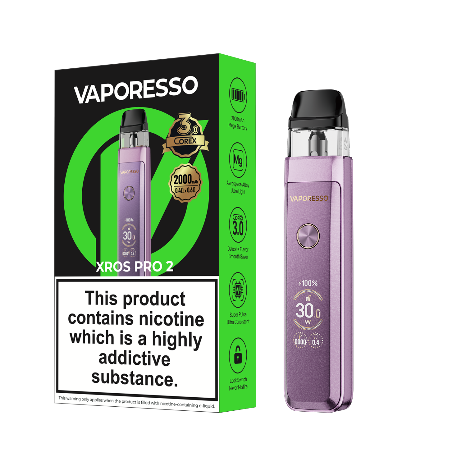 Vaporesso Xros Pro Clear Puff Vaporesso XROS Pro 2 Pod Kit – Vapeslough