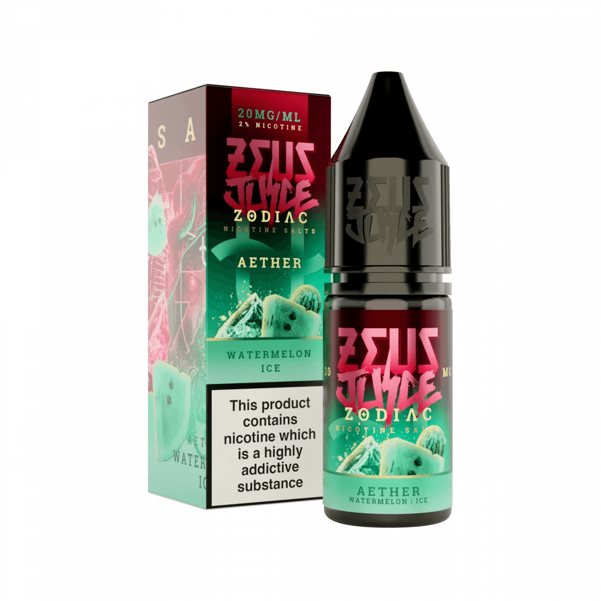 AETHER 10ML E LIQUID NICOTINE SALT BY ZEUS JUICE - Vapeslough