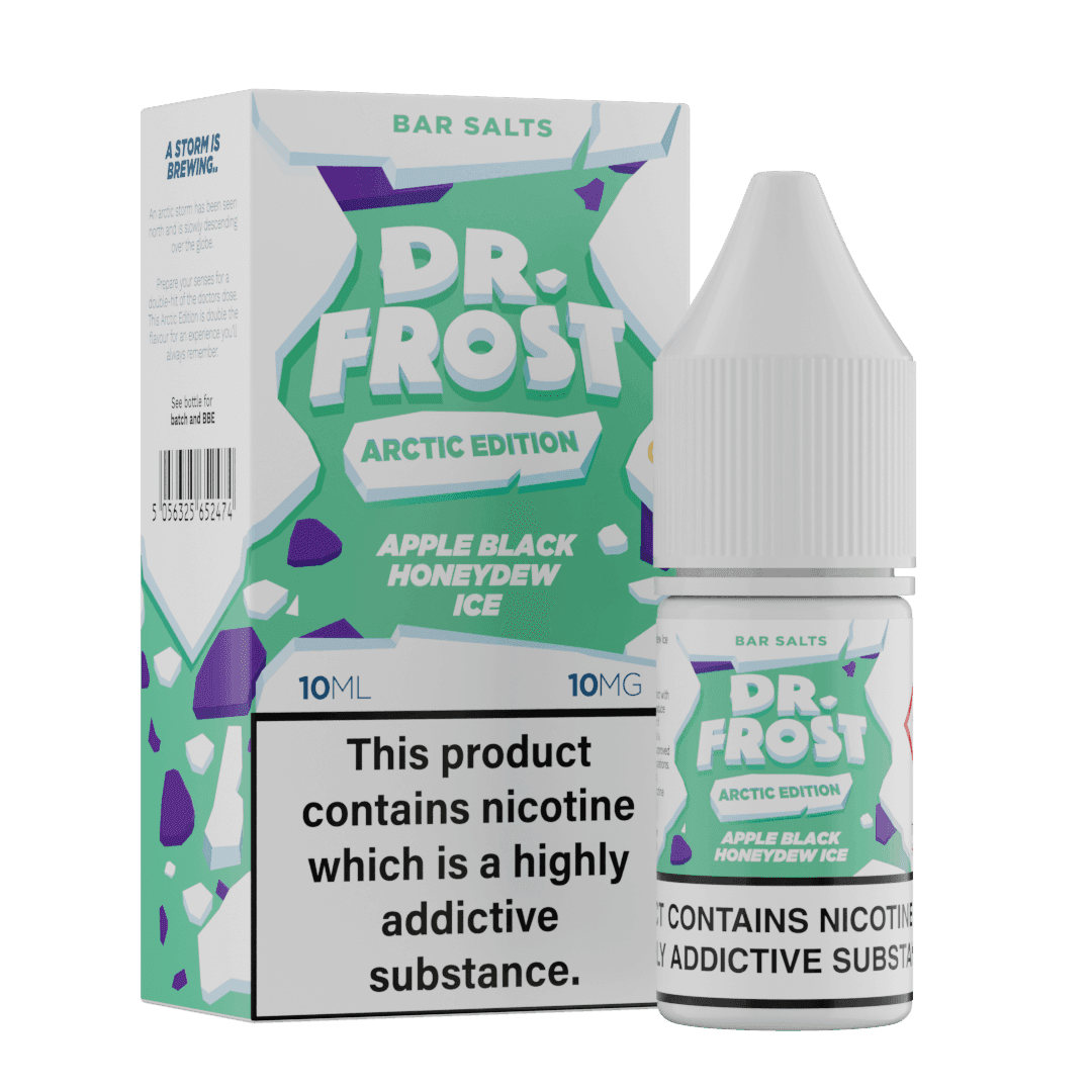 APPLE BLACK HONEYDEW ICE 10ML NIC SALT BY DR FROST - ARCTIC EDITION - Vapeslough