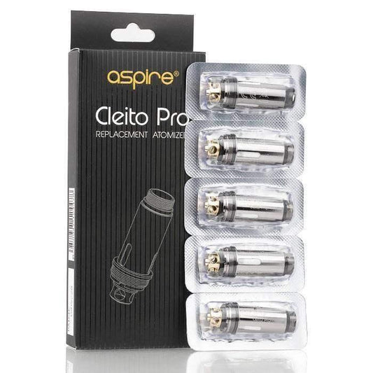 ASPIRE CLEITO - CLEITO PRO REPLACEMENT COILS - PACK OF 5 - Vapeslough