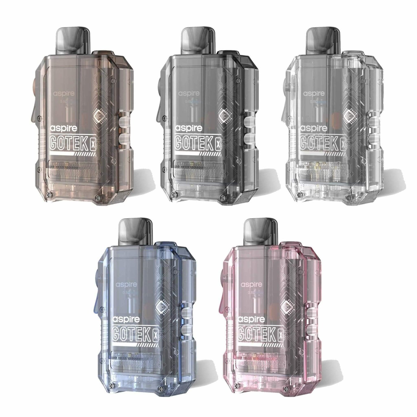 ASPIRE GOTEK X POD SYSTEM KIT - 650MAH - Vapeslough