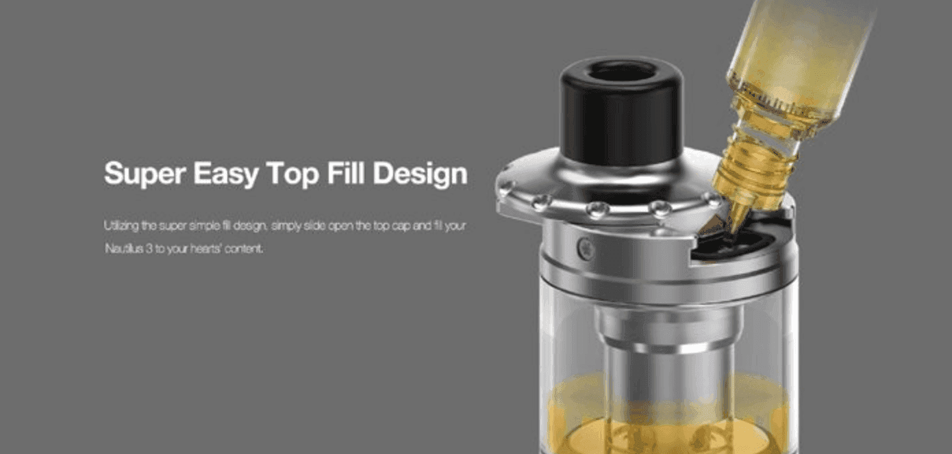 ASPIRE NAUTILUS 3 MTL TANK - Vapeslough