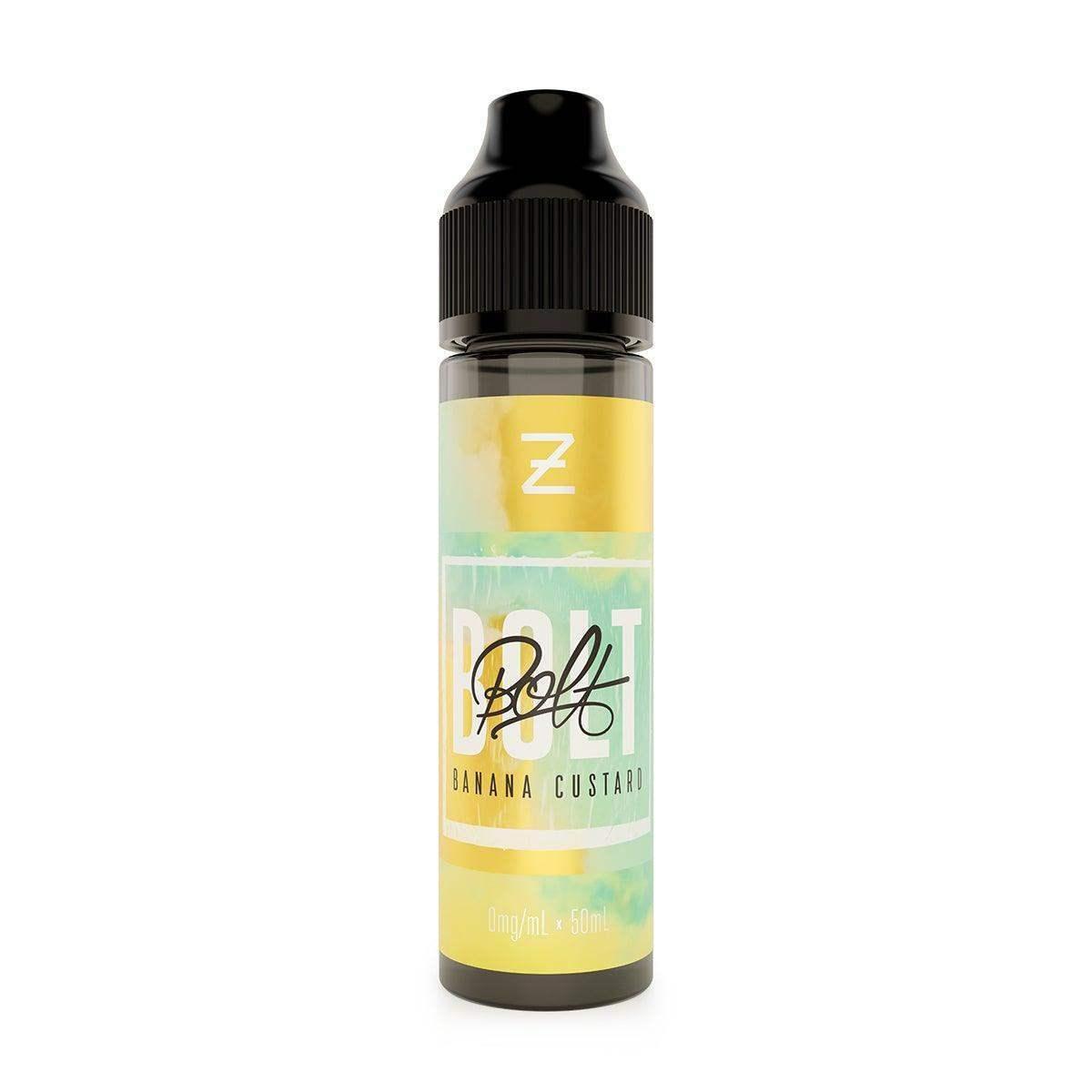 BANANA CUSTARD - BOLT - 50ML SHORT FILL BY ZEUS JUICE - Vapeslough