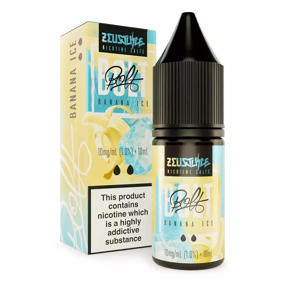 BANANA ICE 10ML NIC SALT BY BOLT - ZEUS JUICE - Vapeslough