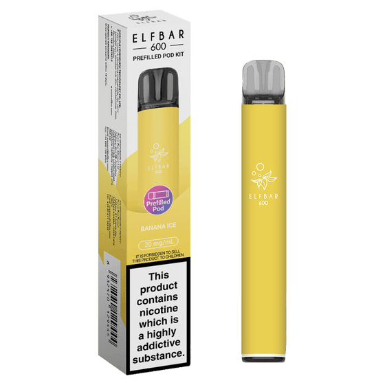 BANANA ICE - ELFBAR 600 PREFILLED POD KIT - Vapeslough