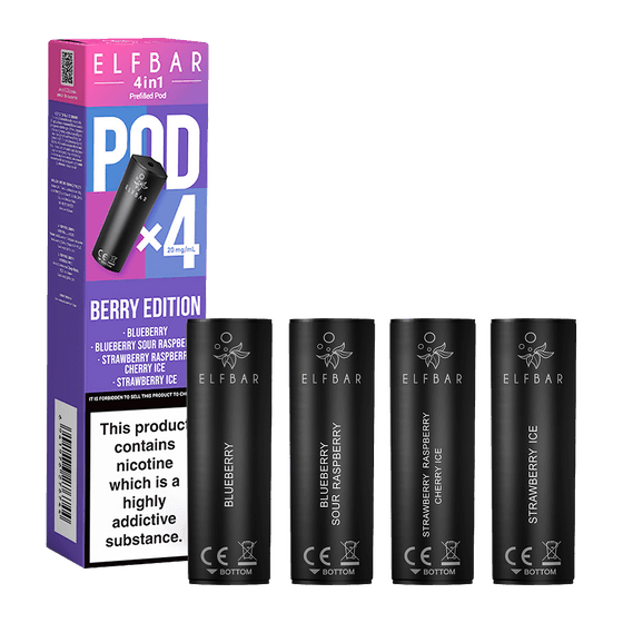 BERRY EDITION ELFBAR 4IN1 PODS - Vapeslough