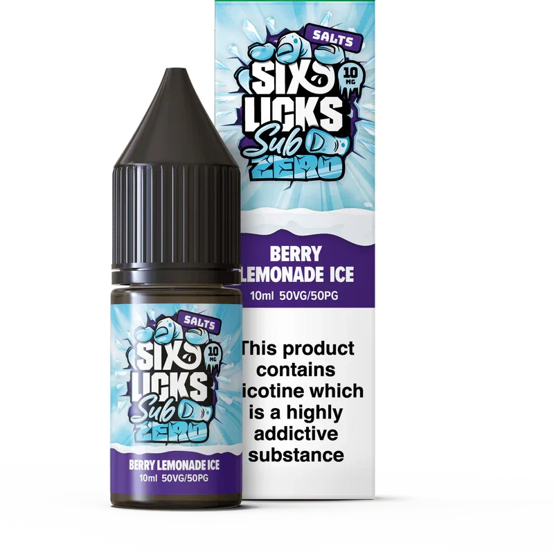 BERRY LEMONADE ICE - 10ML NIC SALT E-LIQUID - 10MG|20MG BY SIX LICKS ICE - Vapeslough