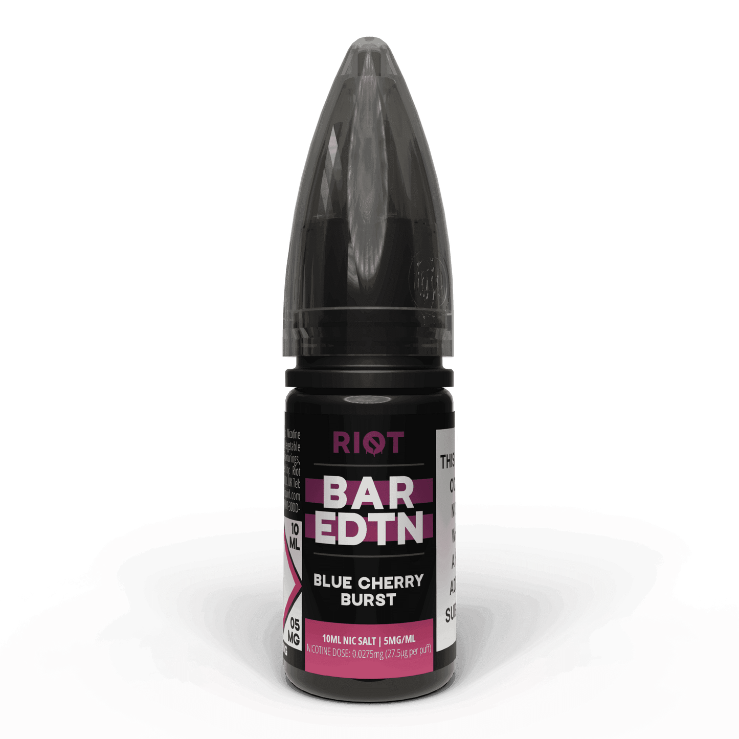 BLUE CHERRY BURST - BAR EDTN - 10ML NIC SALT E-LIQUID - 0MG | 5MG | 10MG | 20MG BY RIOT SQUAD - Vapeslough