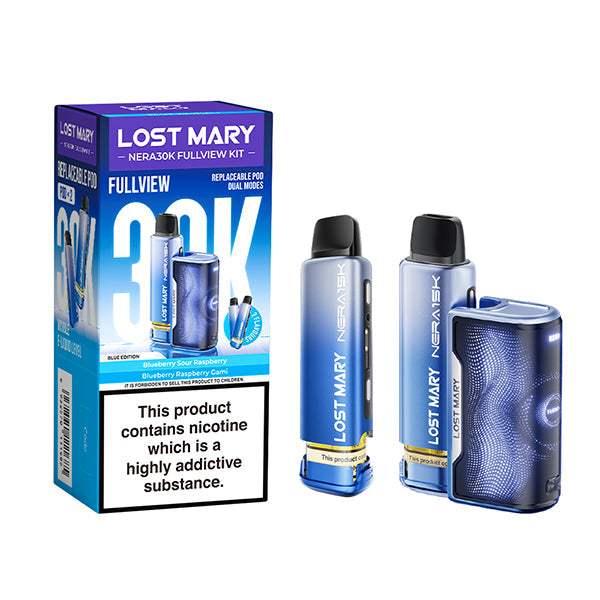 BLUE EDITION - LOST MARY NERA FULLVIEW 30K POD PRE-FILLED KIT - Vapeslough