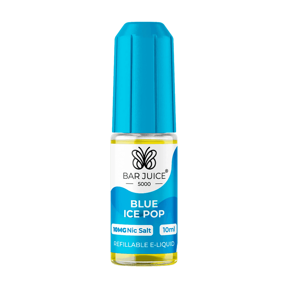 BLUE ICE POP 10ML E LIQUID NICOTINE SALT BY BAR JUICE 5000 - 5MG|10MG|20MG - Vapeslough