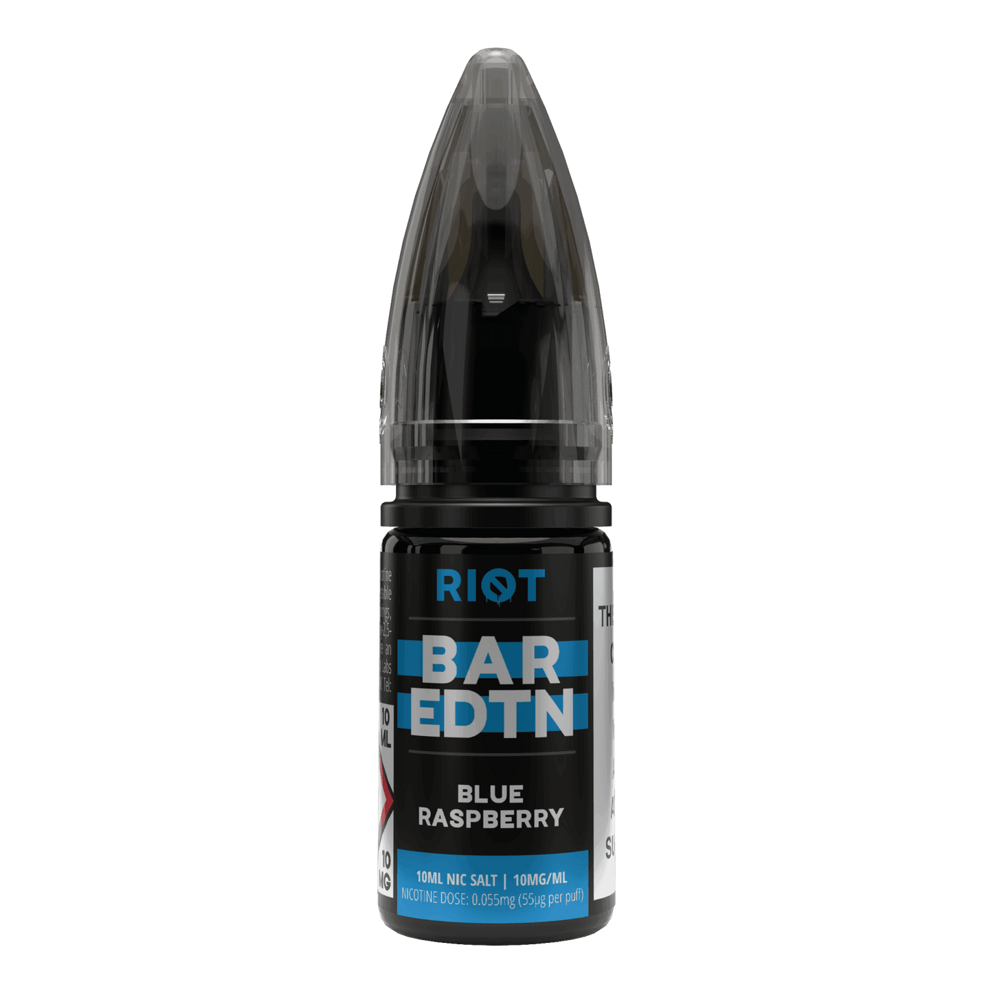 BLUE RASPBERRY - BAR EDTN - 10ML NIC SALT E-LIQUID - 0MG | 5MG | 10MG | 20MG BY RIOT SQUAD - Vapeslough