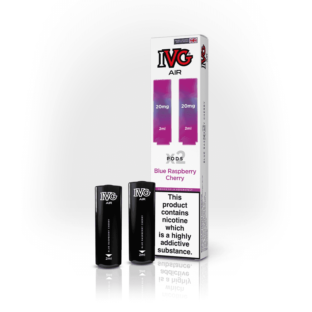 BLUE RASPBERRY CHERRY IVG AIR 4IN1 PODS - Vapeslough
