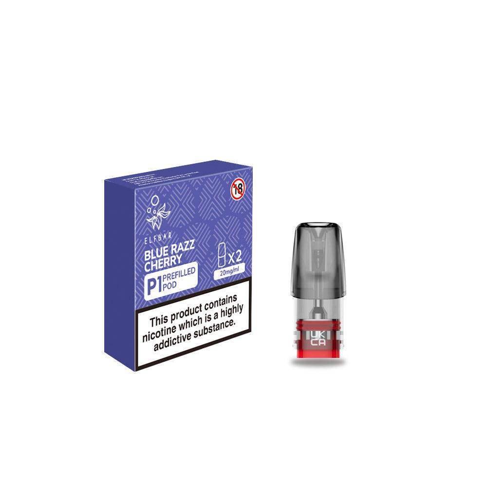 BLUE RAZZ CHERRY ELF BAR MATE P1 PODS (PACK OF 2) – Vapeslough