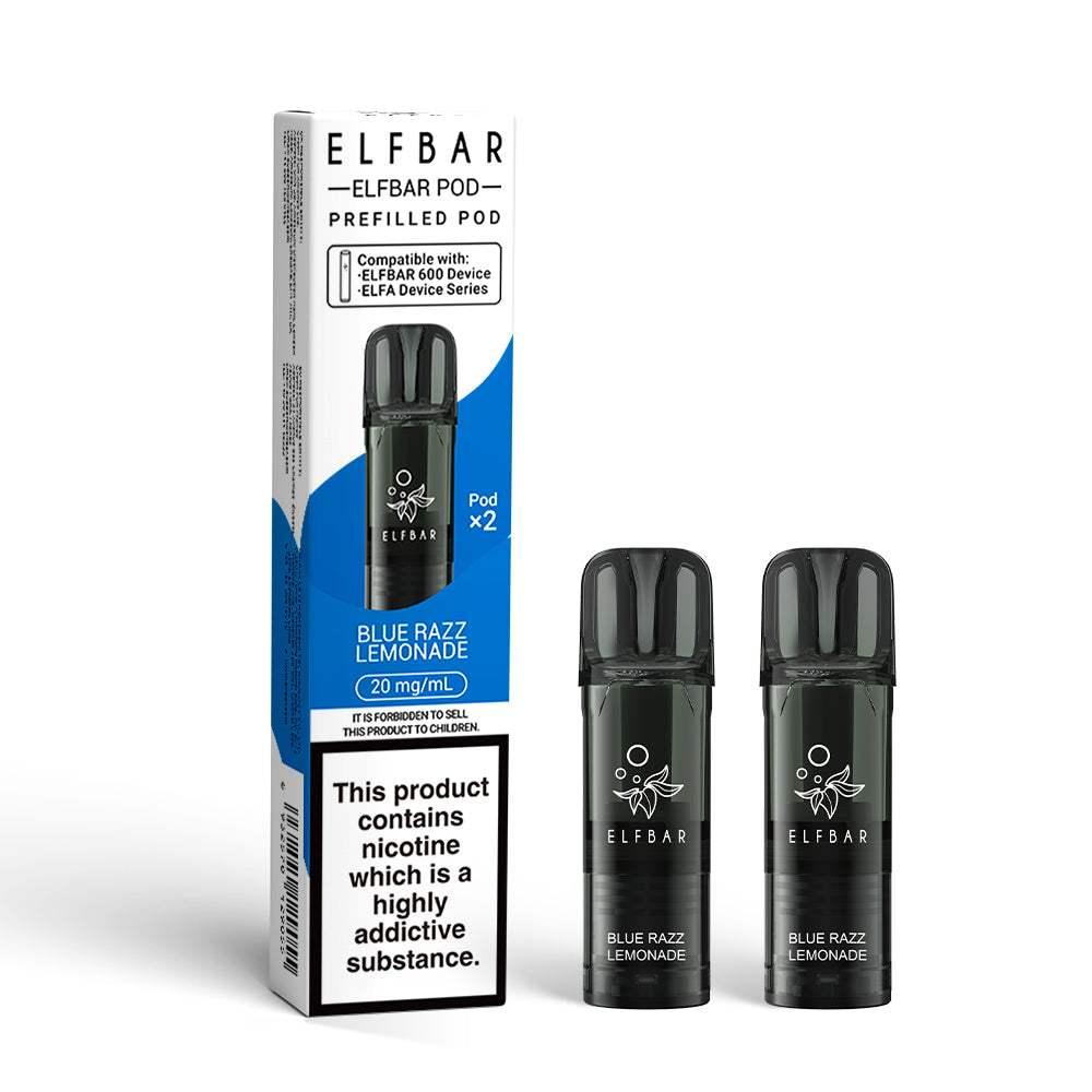 BLUE RAZZ LEMONADE ELFBAR 600 PODS (PACK OF 2) - Vapeslough