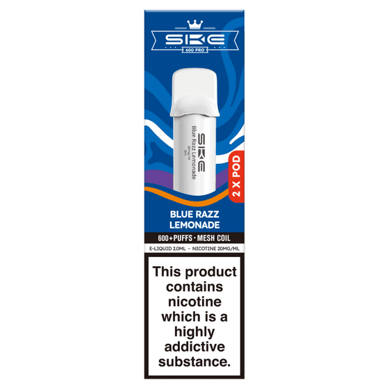 BLUE RAZZ LEMONADE SKE 600 PRO PODS (PACK OF 2) - Vapeslough