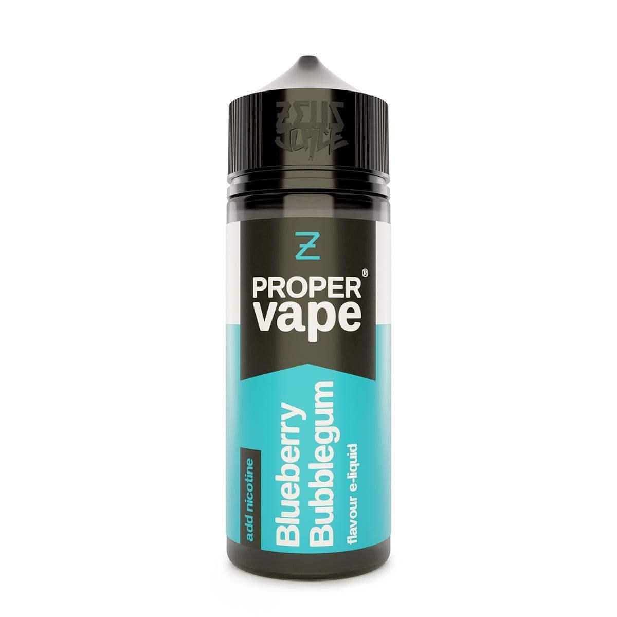 BLUEBERRY BUBBLEGUM 100ML SHORT FILL E-LIQUID BY PROPER VAPE - ZEUS JUICE - Vapeslough