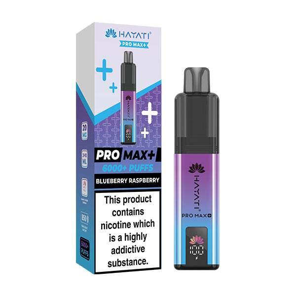 BLUEBERRY RASPBERRY - HAYATI PRO MAX+ DISPOSABLE VAPE - 20MG(2%) - Vapeslough