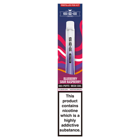 BLUEBERRY SOUR RASPBERRY - SKE 600 PRO PREFILLED POD KIT - Vapeslough