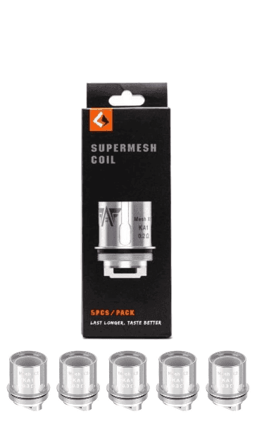 CERBERUS AERO SUPERMESH X1 X2 REPLACEMENT COILS BY GEEKVAPE - PACK OF 5 - Vapeslough