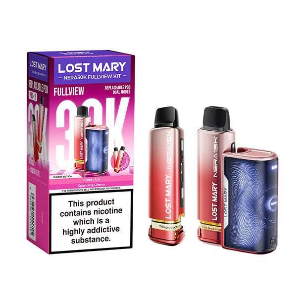 CHERRY EDITION - LOST MARY NERA FULLVIEW 30K PRE-FILLED POD KIT - Vapeslough