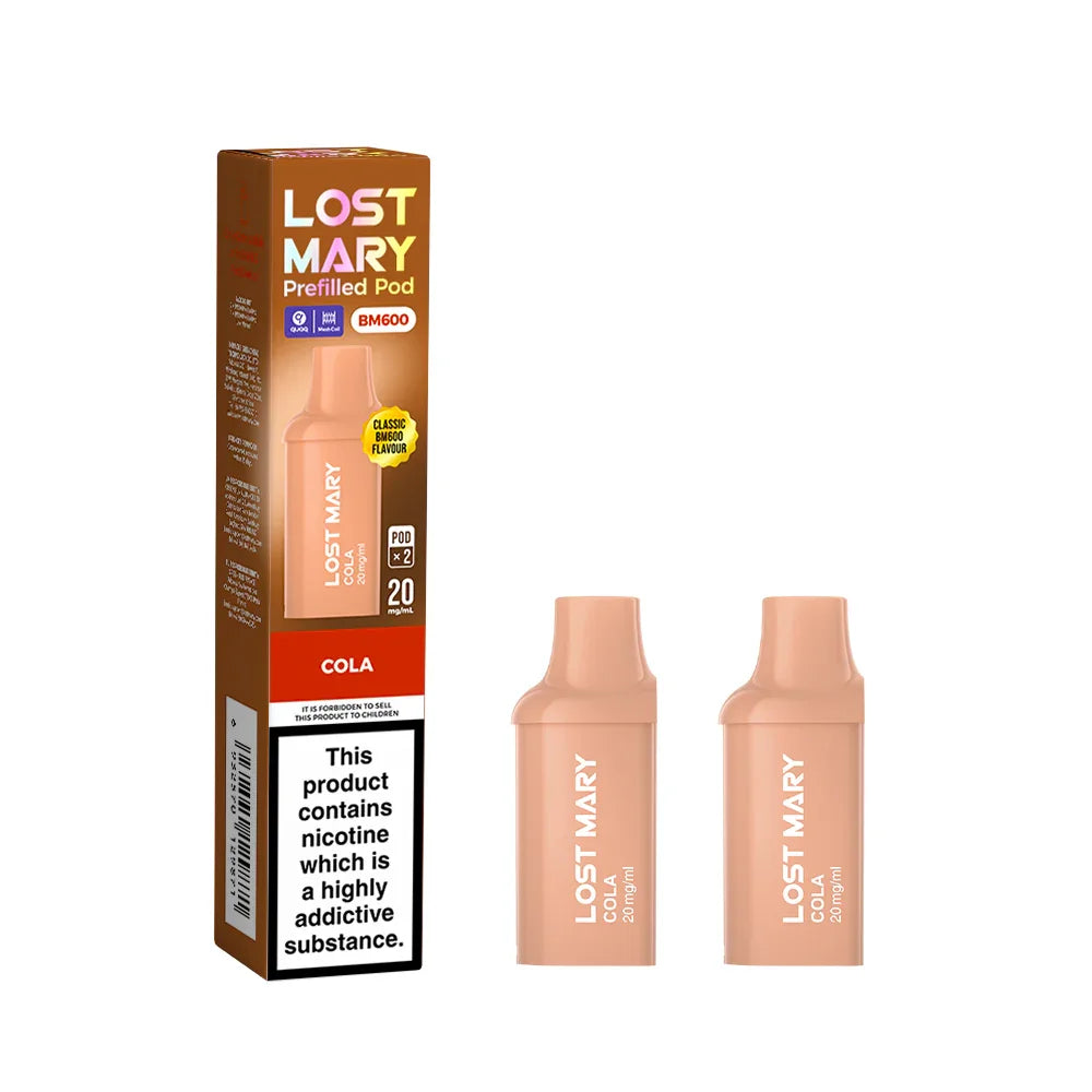 COLA LOST MARY BM600 PODS (PACK OF 2) - Vapeslough