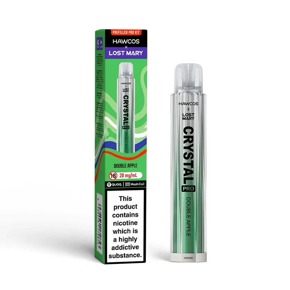Double Apple Lost Mary x Hawcos Crystal Pro 600 - Vapeslough