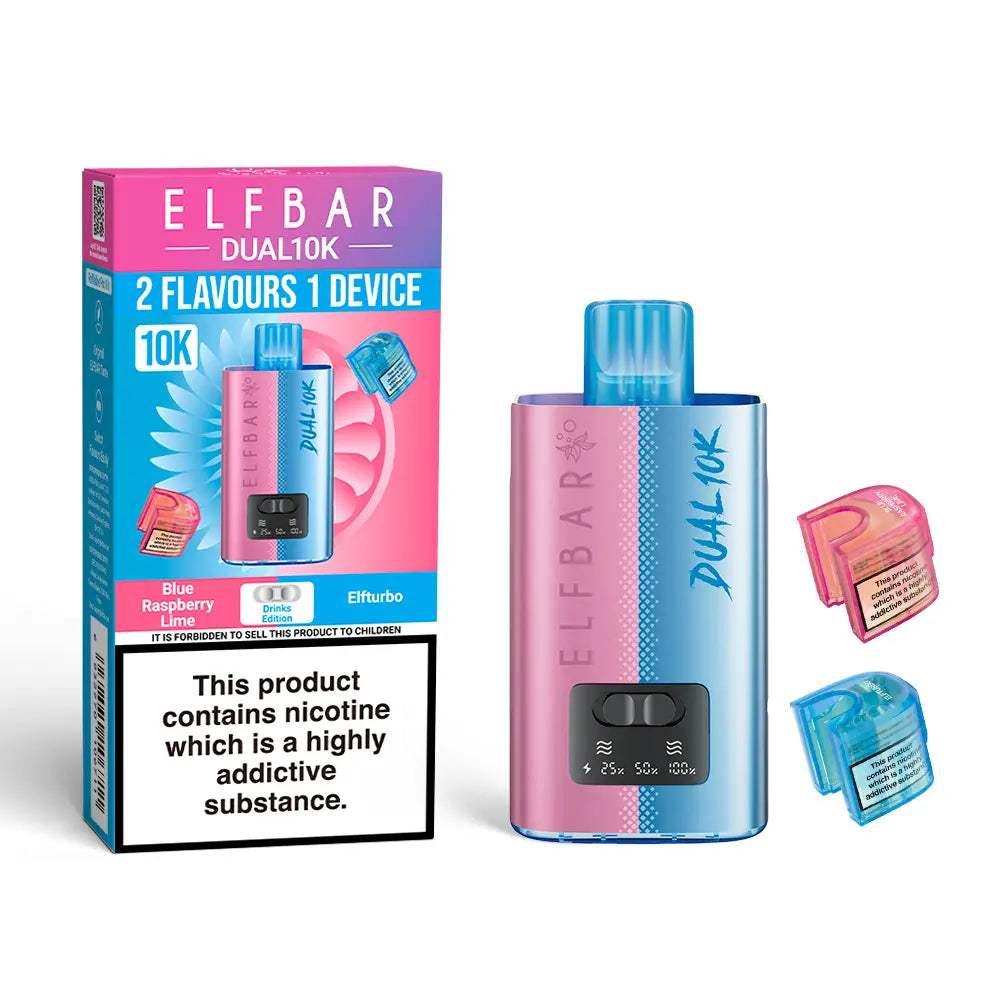 DRINKS EDITION - ELF BAR DUAL 10K PRE-FILLED VAPE KIT - 20MG(2%) - Vapeslough