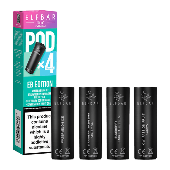 EB EDITION ELFBAR 4IN1 PODS - Vapeslough