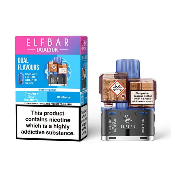 Elf Bar Dual 10k Blueberry Edition Refill Pack - Vapeslough