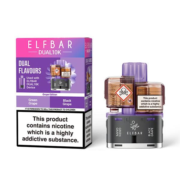 Elf Bar Dual 10k Grape Edition Refill Pack - Vapeslough