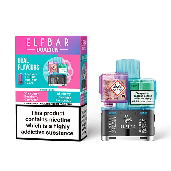 Elf Bar Dual 10k Purple Edition Refill Pack - Vapeslough