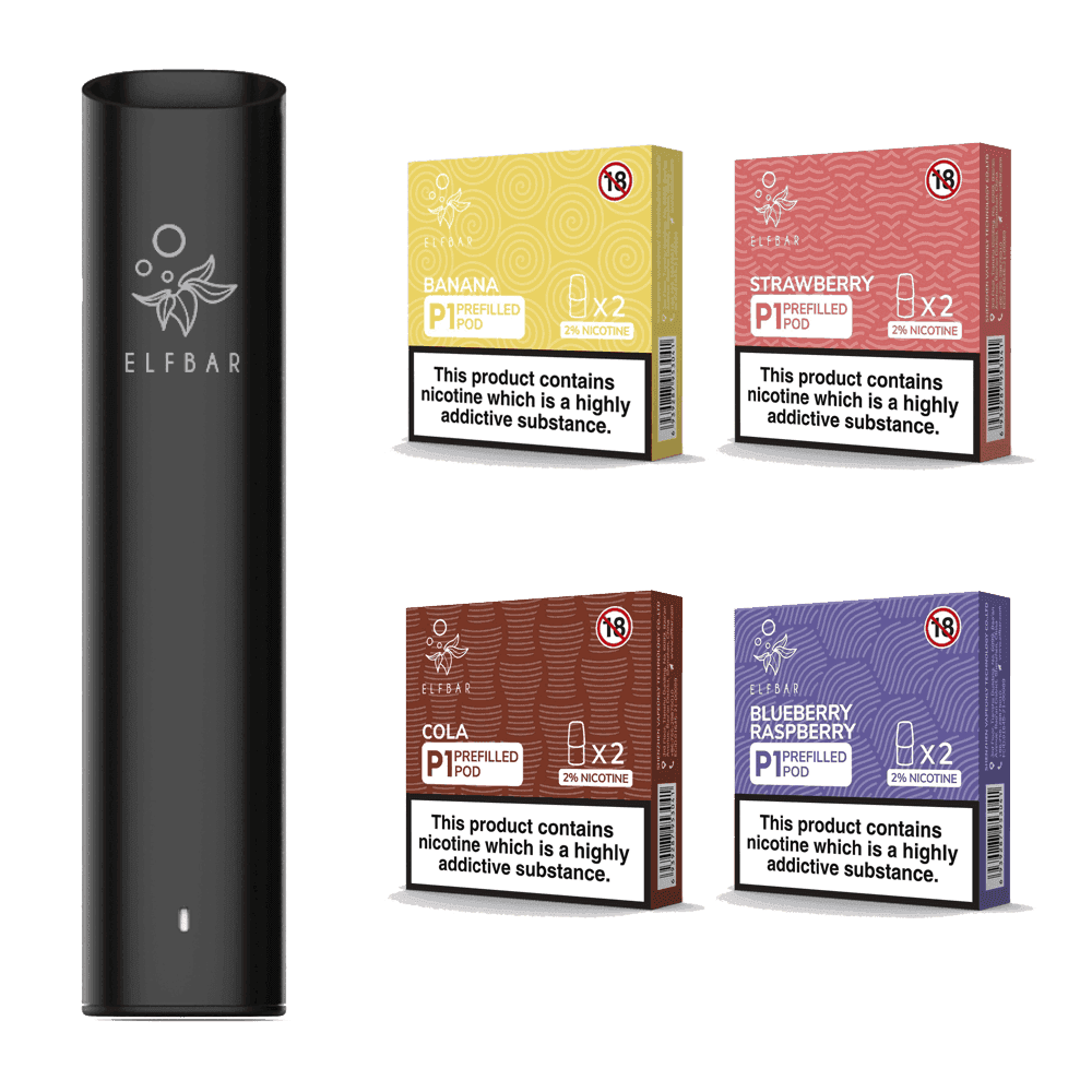 ELF BAR MATE 500 POD SYSTEM BATTERY + 8 PODS P1 PREFILLED POD - 25.99 Vapeslough ELF BAR MATE 500 POD SYSTEM BATTERY + 8 PODS P1 PREFILLED POD - 25.99 Vapeslough