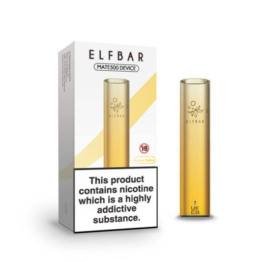 ELF BAR MATE 500 POD SYSTEM BATTERY + 8 PODS P1 PREFILLED POD - £25.99 BY ELF BAR - Vapeslough