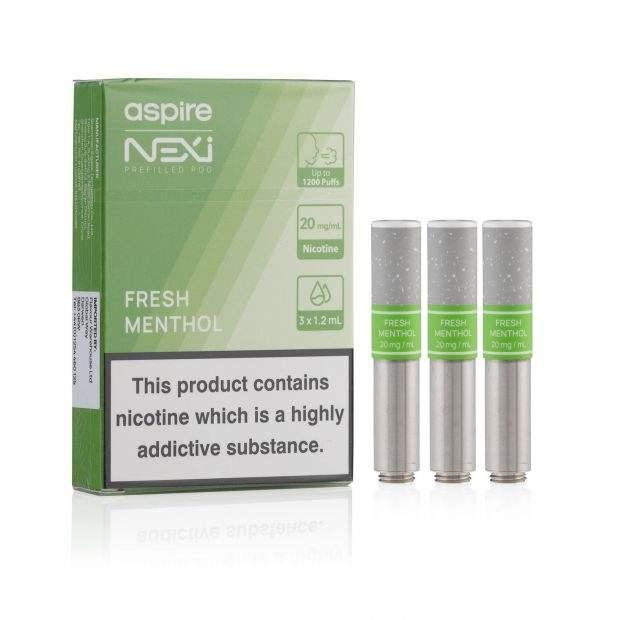 FRESH MENTHOL NEXI ONE CARTRIDGES - PACK OF 3 - Vapeslough